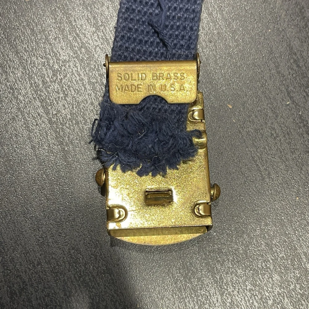 Vintage 80’s/90’s BSA Tiger Cubs Brass Buckle Belts with 6 Award Metals USA Made